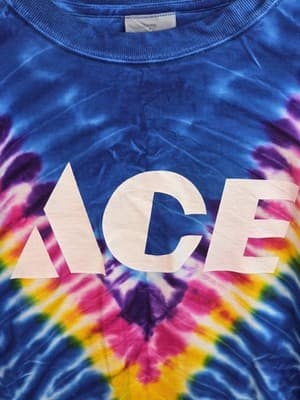 Vintage AceHardware Large Tie Dyed Short Sleeve T-Shirt - Thumbnail 2