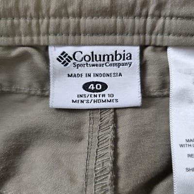 Columbia Men's Size 40 Khaki Chino Shorts - Thumbnail 3