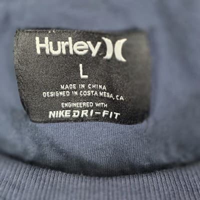Hurley Nike DF Men's Large Heather Grey Tank Top - Thumbnail 2