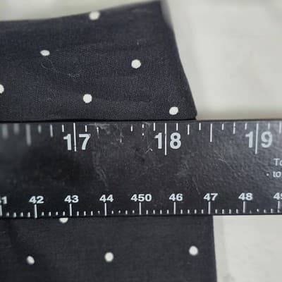 Liz Claiborne Women's Size 14 Black & White Polka Dot Lined Skirt - Thumbnail 3