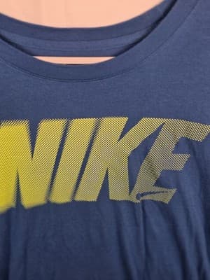 Nike Men's XXL Blue Short Sleeve T-Shirt - Thumbnail 3