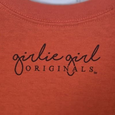 Girlie Girl Originals Medium Orange "Moo Boo" Short Sleeve T-Shirt - Thumbnail 7