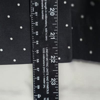 Liz Claiborne Women's Size 14 Black & White Polka Dot Lined Skirt - Thumbnail 8