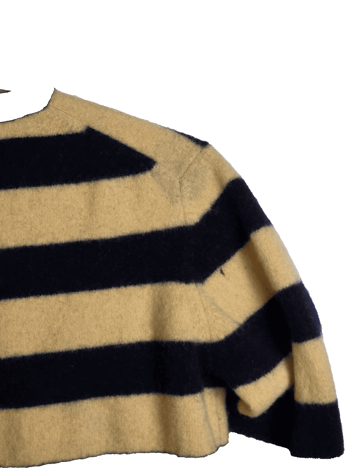 Daniel Cremieux Youth Blue & Yellow Striped Wool Sweater XXL /TTG With Flaws - Thumbnail 6