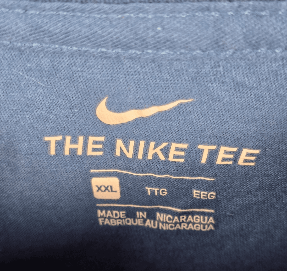 Nike Men's XXL Blue Short Sleeve T-Shirt - Thumbnail 4