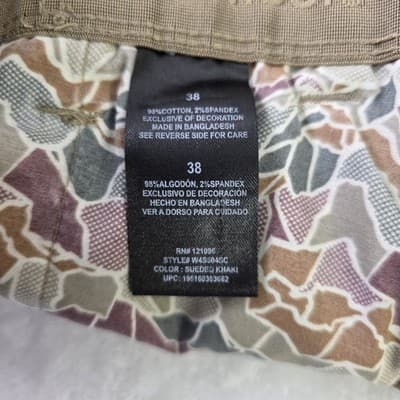 Weatherproof Men's 38 Khaki Flat Front Chino Shorts - Thumbnail 4