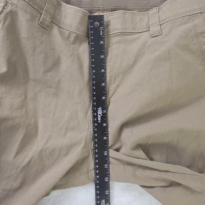 Weatherproof Men's 38 Khaki Flat Front Chino Shorts - Thumbnail 15