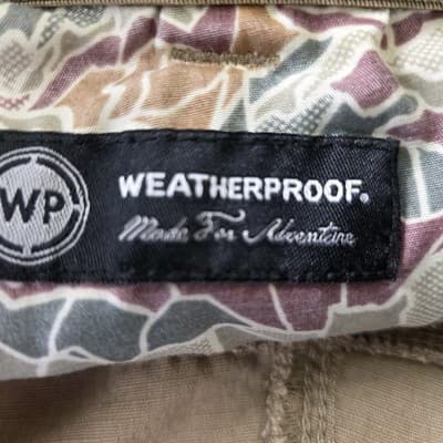 Weatherproof Men's 38 Khaki Flat Front Chino Shorts - Thumbnail 3