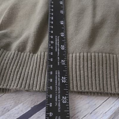 Lauren Ralph Lauren Women's Petite Green Short Sleeve Military Utility Cardigan - Thumbnail 8