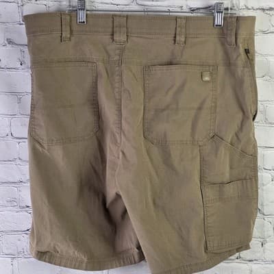 Weatherproof Men's 38 Khaki Flat Front Chino Shorts - Thumbnail 12
