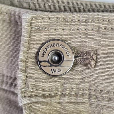 Weatherproof Men's 38 Khaki Flat Front Chino Shorts - Thumbnail 2