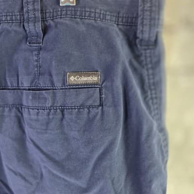 Columbia Men's Size 38 Navy Blue Casual Shorts 10" Inseam - Thumbnail 8