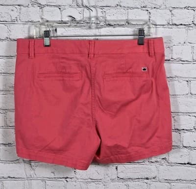 Crown & Ivy Women's Size 10 P Caroline Pink Chino Shorts - Thumbnail 6