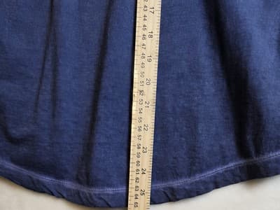 Lauren Ralph Lauren Women's Blue Boat Neck Top, Size M, Short Sleeve - Thumbnail 5
