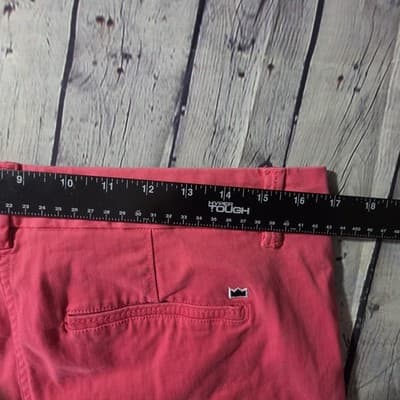 Crown & Ivy Women's Size 10 P Caroline Pink Chino Shorts - Thumbnail 5