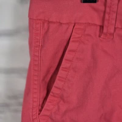 Crown & Ivy Women's Size 10 P Caroline Pink Chino Shorts - Thumbnail 2