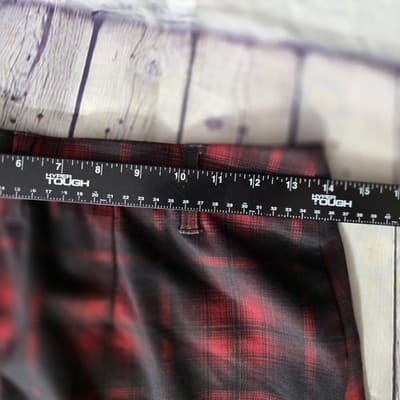 Maurices Women's XS Red/Black Plaid Mini Skirt - Thumbnail 6