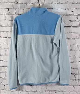 The Northface Glacier Youth XL 1/4 Zip Blue Long Sleeve Fleece Pullover - Thumbnail 9