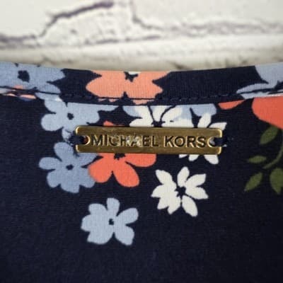 Michael Michael Kors Floral-Print Slip Dress, Size Medium - Thumbnail 6