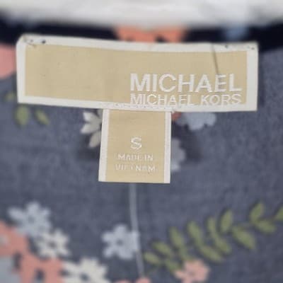 Michael Michael Kors Floral-Print Slip Dress, Size Medium - Thumbnail 4