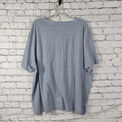 Vtg Mickey Women's Sz 26 Blue Striped Embroidered Shirt - Thumbnail 8