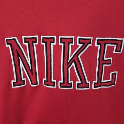 Nike Kids Small (4-6) Red Embroidered Pullover - Thumbnail 2