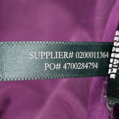 Lauren Ralph Lauren Women’s PM Purple Velvet Keyhole Front Blouse Tunic Top - Thumbnail 5