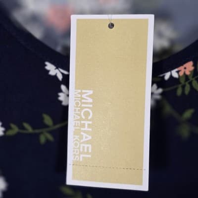 Michael Michael Kors Floral-Print Slip Dress, Size Medium - Thumbnail 5