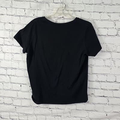 Ralph Lauren Sport Women's XL Black V-Neck Short Sleeve Top - Thumbnail 7