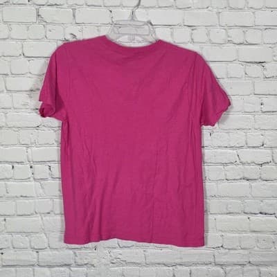 Bucees Youth Large Pink " Happiness , Sunshine & Buc-ees " Short Sleeve T-Shirt - Thumbnail 5