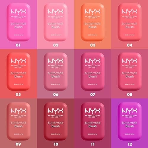 NYX Professional Makeup Buttermelt Blush - Feeling Butta - 0.17oz: Illuminating, Vegan, Contains Shea Butter, Buildable - Thumbnail 6
