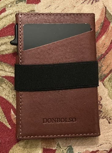 Donbolso Minimalist Leather Wallet Brand New Ships Fast - Thumbnail 3