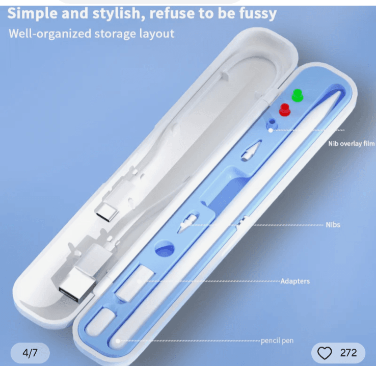 Apple Pencil case holder Works with Both Generations - Thumbnail 2