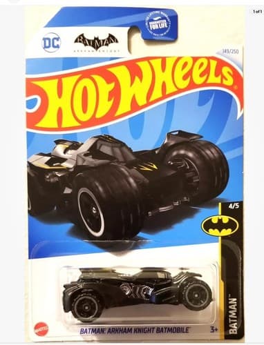 Hot Wheels 2024 Batman 4/5 Batman: Arkham Knight Batmobile 149/250 BBHTB22 New