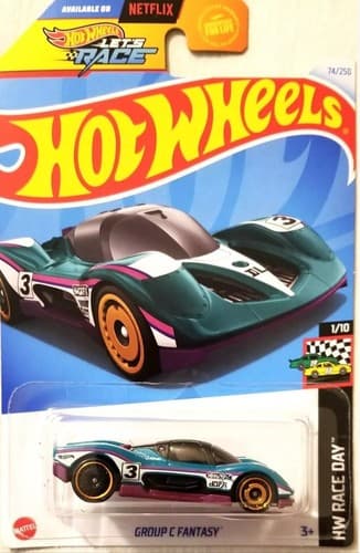 Hot Wheels 2024 HW Race Day 1/10 Group C Fantasy 74/250 BBHTD25 New Ships Fast