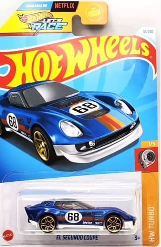 Hot Wheels - 2024 HW Turbo 1/5 El Segundo Coupe 51/250 (BBHTD10)