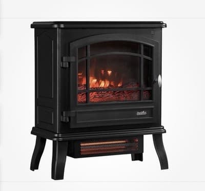Duraflame 3D Infrared Quartz Electric Fireplace Stove Heater, Bronze DFI-591-02