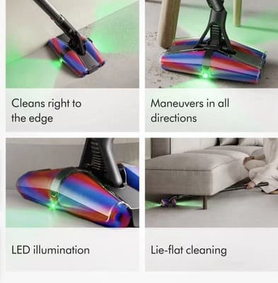 Dyson PencilVac Fluffycones Cordless Vacuum Japan Black Ships Fast Ships Free - Thumbnail 3