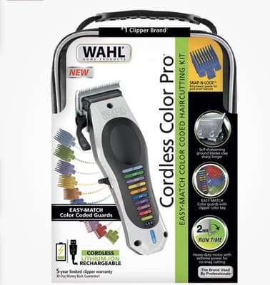Wahl Cordless Color Pro Lithium-Ion Rechargeable Hair Clipper 9281346 NEW - Thumbnail 2