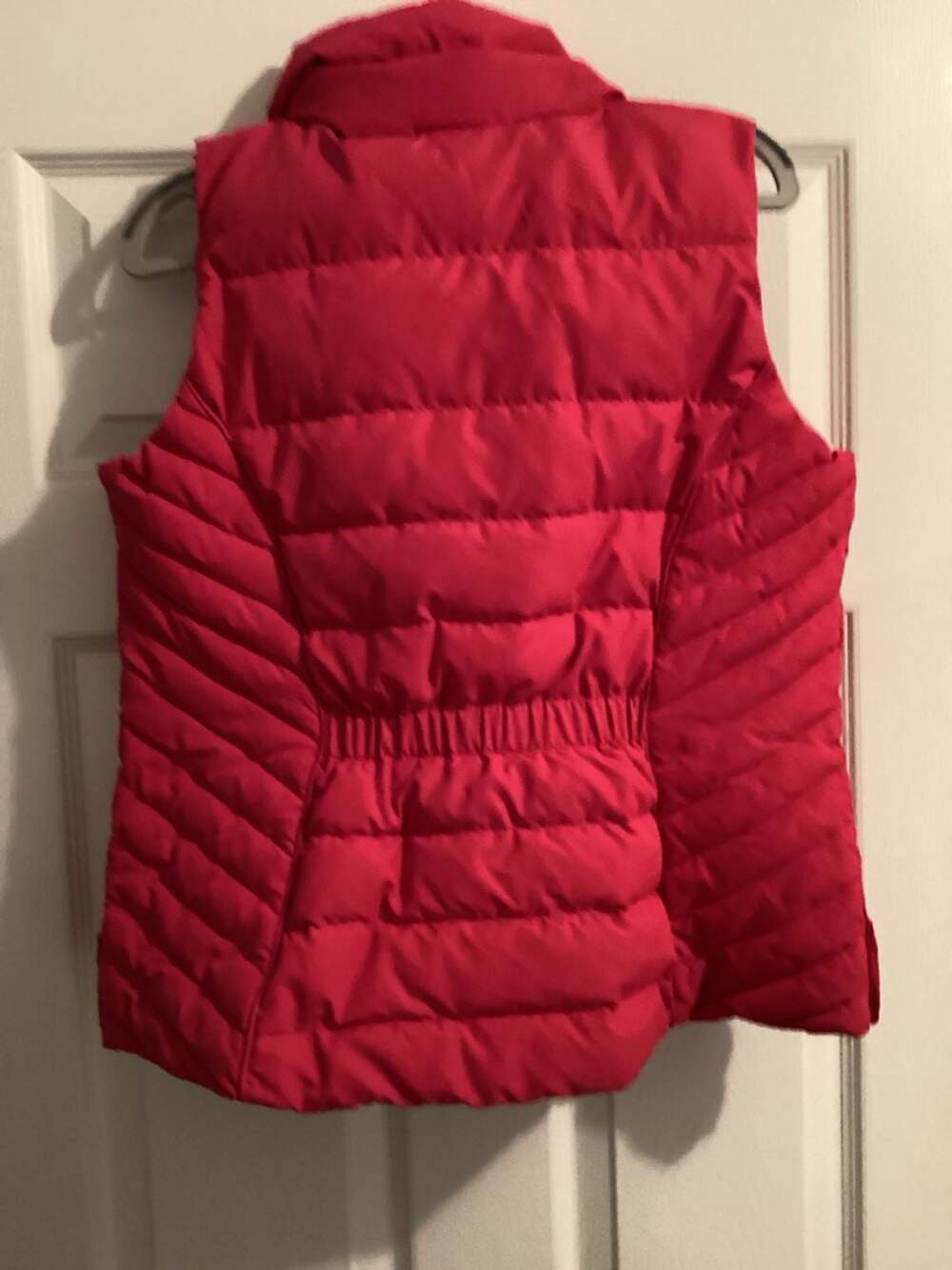 Talbots Women's Red Quilted Puffer Vest Size M - Thumbnail 4