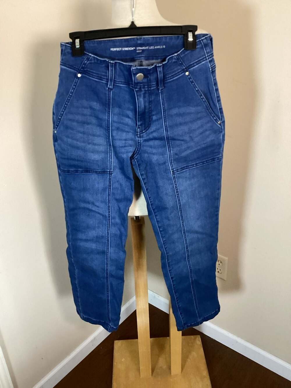 Chico's Perfect Stretch Straight Leg Ankle Jeans Size 0 - Thumbnail 3