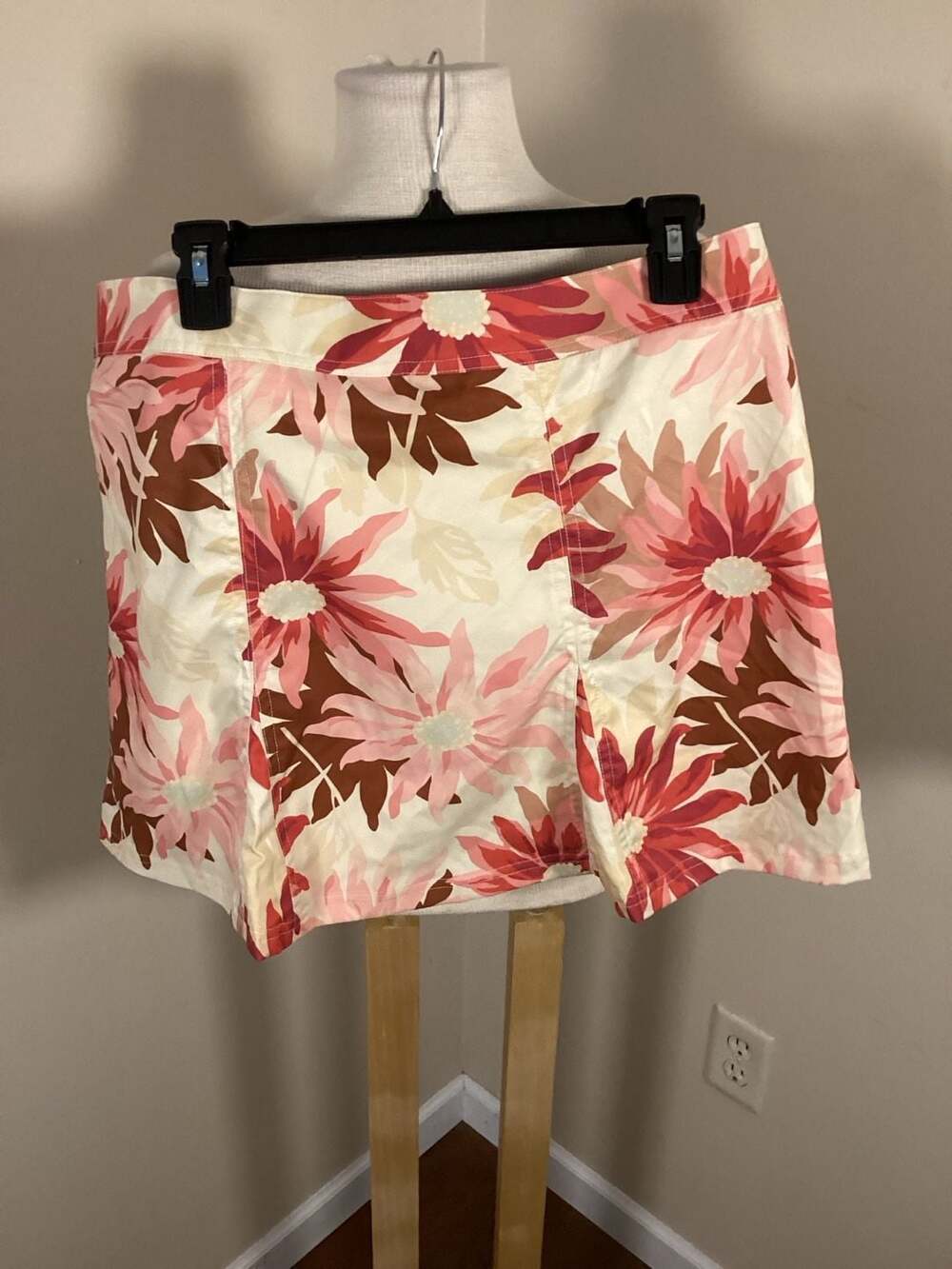 RipSkirt Hawaii Retro Bloom Floral RipSkirt Length 3 Wrap Skirt Large - Thumbnail 4