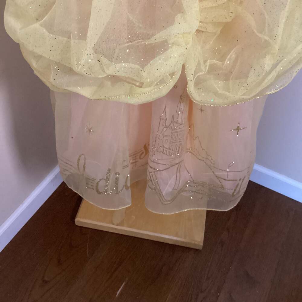 Disney Store Belle Costume Dress Size 9/10 - Thumbnail 4