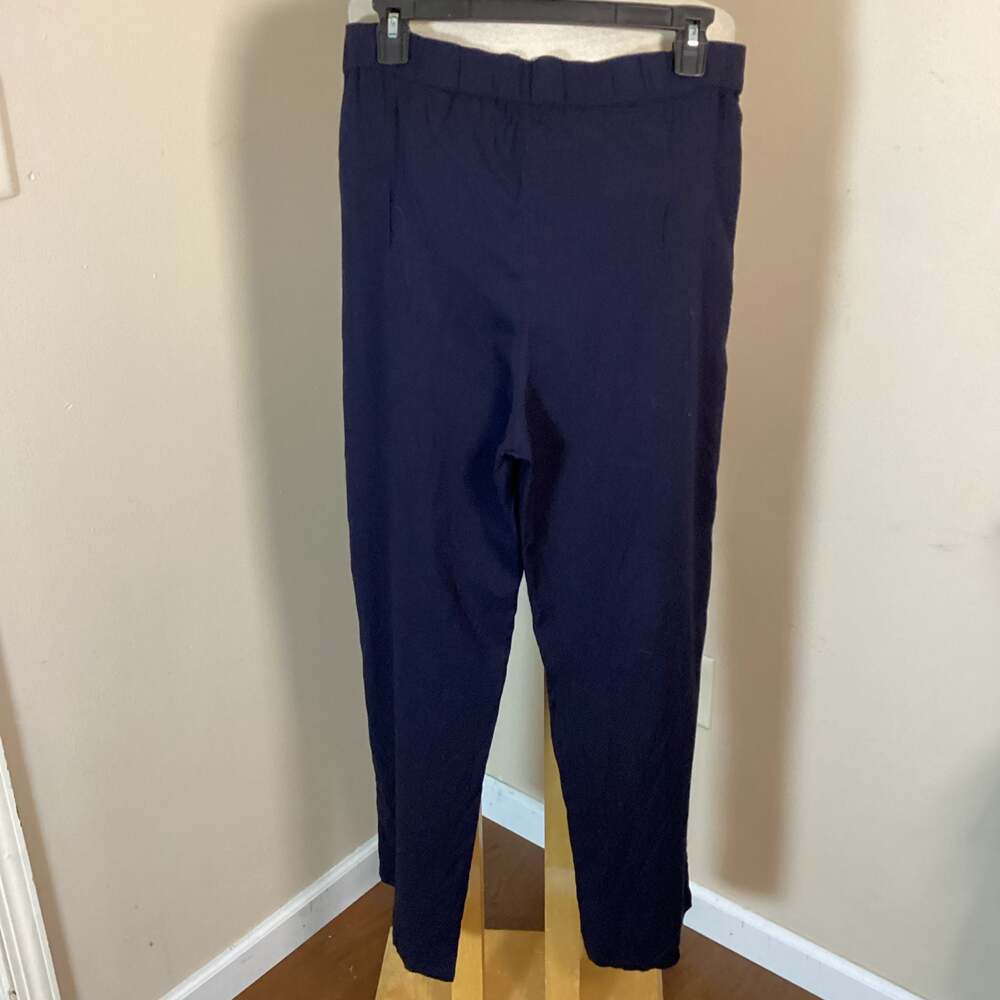 COURAGE.b Navy Blue Casual Trousers Size S - Thumbnail 2