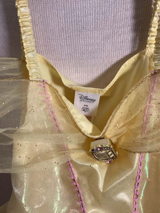 Disney Store Belle Costume Dress Size 9/10 - Thumbnail 6
