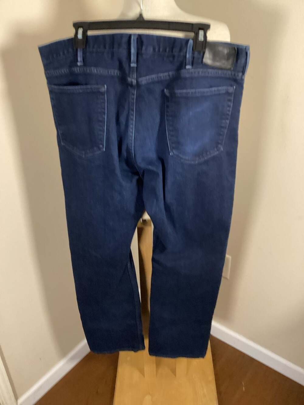 Polo Ralph Lauren Men's Dark Wash Straight Leg Denim Jeans - Thumbnail 2