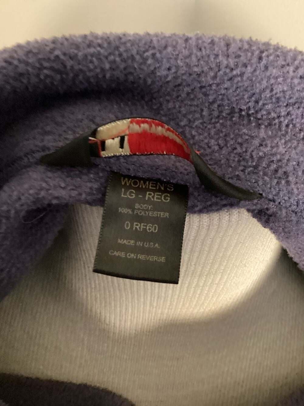 L.L. Bean Outdoors Women's Full Zip Fleece Jacket Purple Size Large - Thumbnail 2