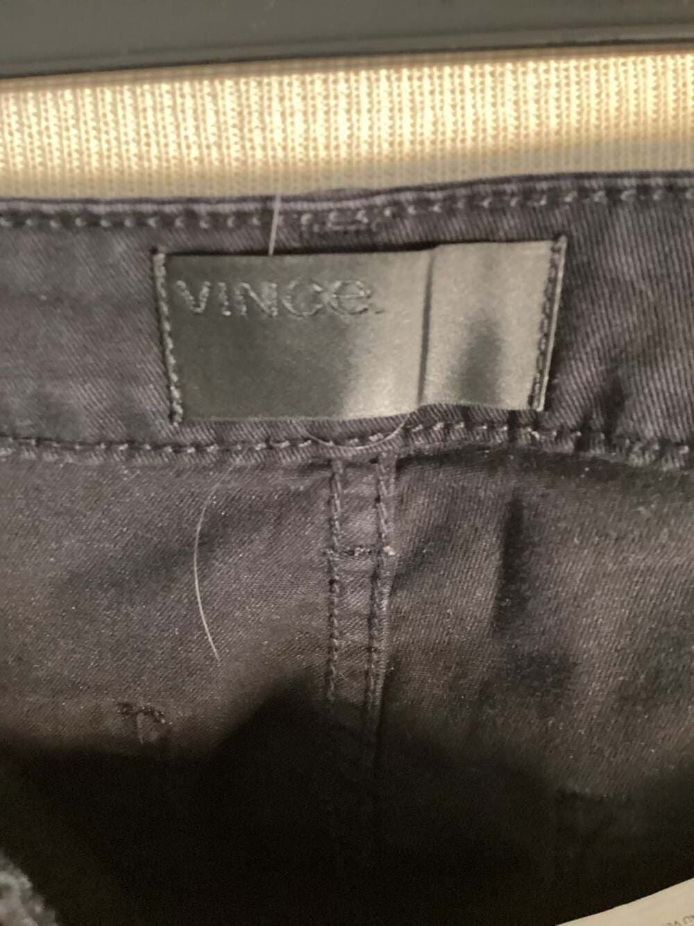 Vince Side Zip Ankle Skinny Jeans Black Size 30 - Thumbnail 3