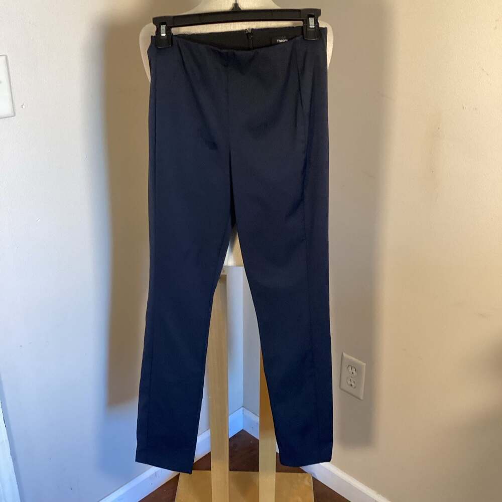 Theory Navalane Neoteric Slim Fit Ankle Pants - Thumbnail 4