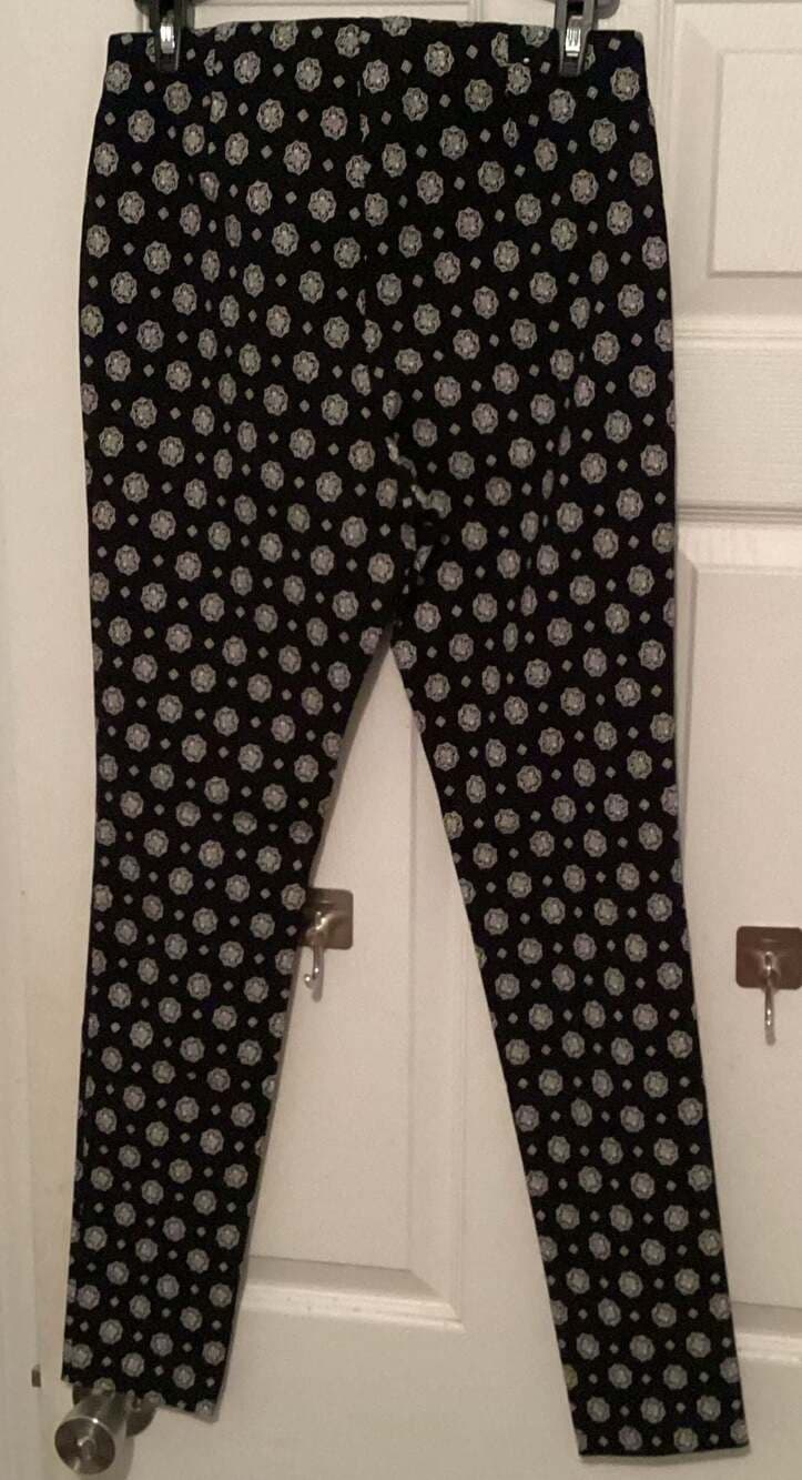 Michael Kors Women's Printed Slim Leg Pants Size S - Thumbnail 2